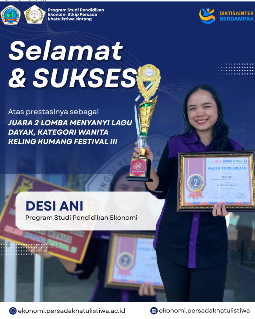 selamat kepada desi ani atas prestasinya