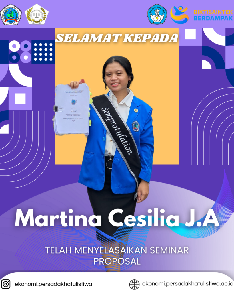 Selamat atas seminar proposal