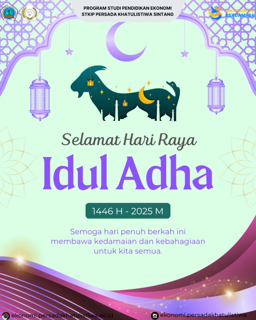 Selamat Hari Raya Iduladha 1446 H / 2025 M.